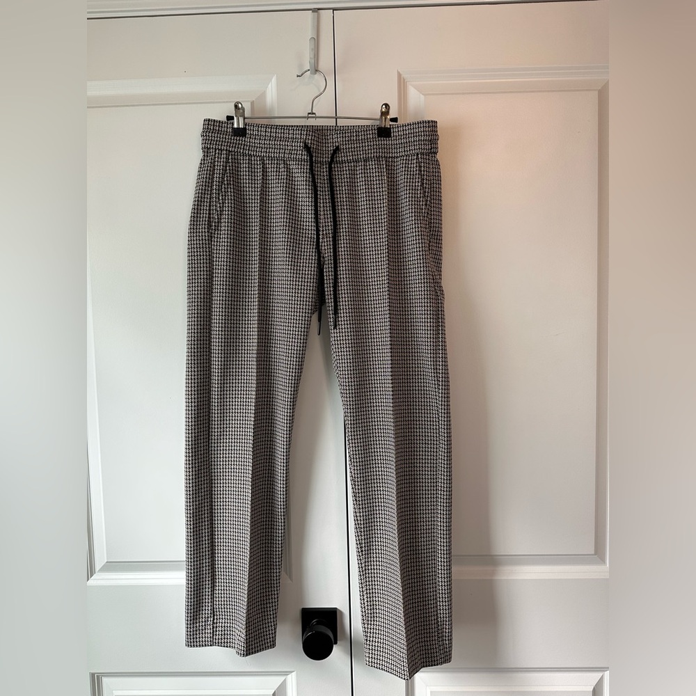 Liverpool Women’s Pull On Houndstooth Ankle Trousers Pants Size Medium